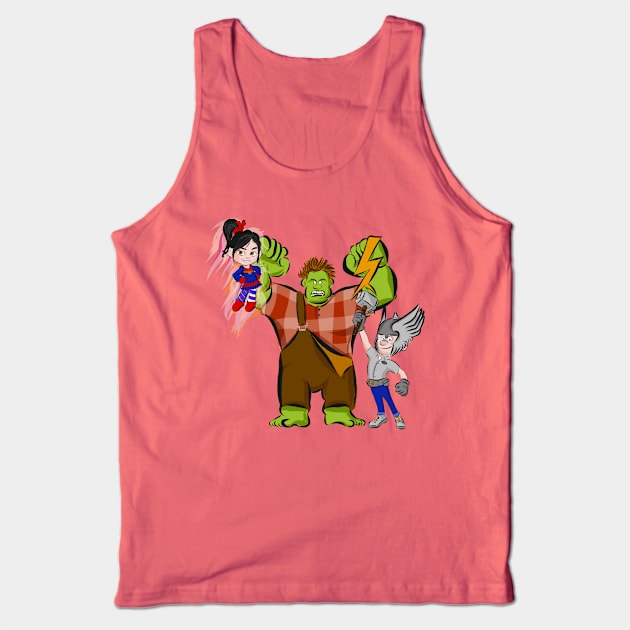 The Wreckers - Earth's Ultimate Superheroes! Tank Top by DastardlyDesigns